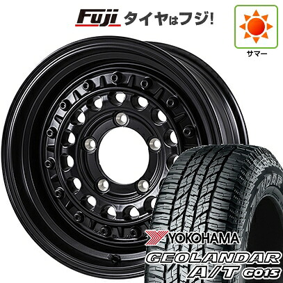 【新品】ジムニー 夏タイヤ ホイール4本セット 185/85R16 ヨコハマ ジオランダー A/T G015 WL/RBL モンツァ HI-BLOCK ターマー 5.5J 16インチ(送料無料)
