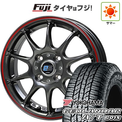 【新品 軽自動車】N-BOX タント スペーシア 夏タイヤ ホイール4本セット 165/55R15 ヨコハマ ジオランダー A/T G015 RBL ホットスタッフ ジースピード es-01 4.5J 15インチ(送料無料)