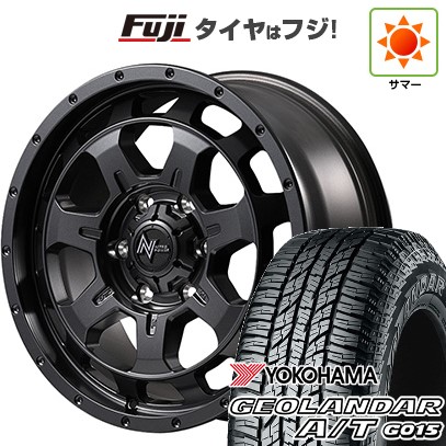 【新品国産車用5穴114.3】 夏タイヤ ホイール4本セット 225/60R17 ヨコハマ ジオランダー A/T G015 OWL/RBL MID WHEELS NITRO POWER M7 ファランクス 7J 17インチ(送料無料)|フジコーポレーション