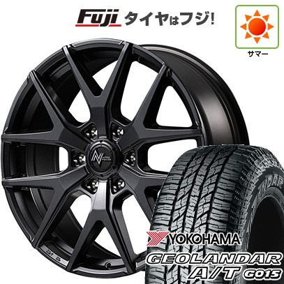 【新品国産車用6穴139.7】 夏タイヤ ホイール4本セット 285/70R17 ヨコハマ ジオランダー A/T G015 OWL/RBL MID WHEELS NITRO POWER M62 トマホーク 17インチ(送料無料)｜フジコーポレーション