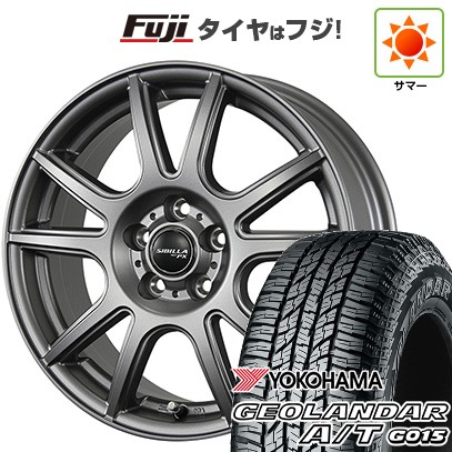 【新品国産車用5穴114.3】 夏タイヤ ホイール4本セット 225/65R17 ヨコハマ ジオランダー A/T G015 OWL/RBL トピー シビラ NEXT PX【限定】 7J 17インチ(送料無料)