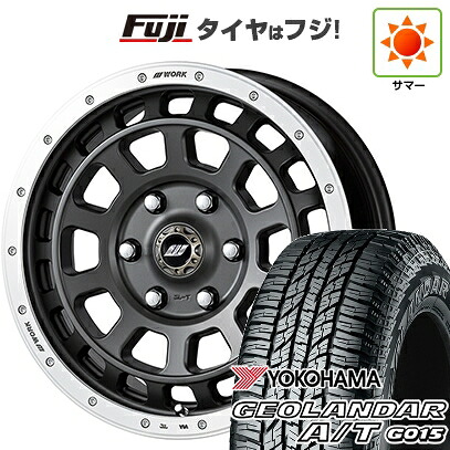 【新品】プラド/ハイラックス 夏タイヤ ホイール4本セット 285/70R17 ヨコハマ ジオランダー A/T G015 OWL/RBL WORK ワーク クラッグ ティーグラビック【限定】 8J 17インチ(送料無料)|フジコーポレーション