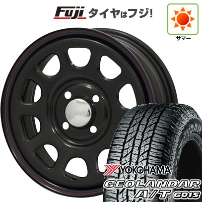 【新品 軽自動車】N-BOX タント スペーシア 夏タイヤ ホイール4本セット 165/55R15 ヨコハマ ジオランダー A/T G015 RBL モリタ デイトナズ G2 5J 15インチ(送料無料)