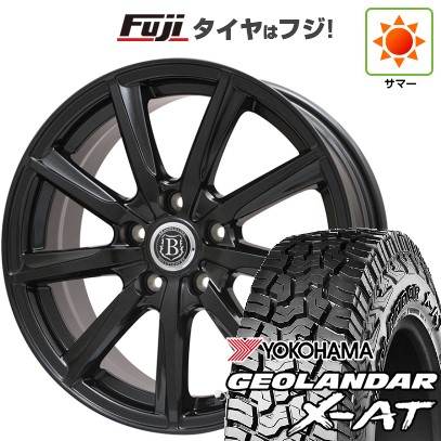 【新品国産車用5穴114.3】 夏タイヤ ホイール4本セット 225/65R17 ヨコハマ ジオランダー X-AT G016 OWL ブランドルライン ボレアノ9 パールブラック 7J 17インチ(送料無料)｜フジコーポレーション