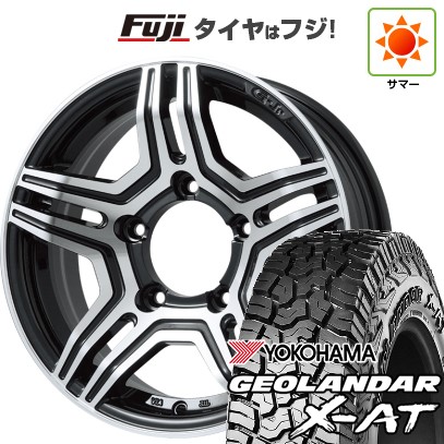 【新品】ジムニー 夏タイヤ ホイール4本セット 185/85R16 ヨコハマ ジオランダー X-AT G016 WL プレミックス グラバス-Jr(ブラックポリッシュ) 5.5J 16インチ(送料無料)|フジコーポレーション
