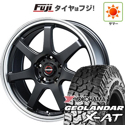 【新品国産車用5穴114.3】 夏タイヤ ホイール4本セット 225/65R17 ヨコハマ ジオランダー X-AT G016 OWL ブレスト ユーロマジック タイプS-07 7.5J 17インチ(送料無料)