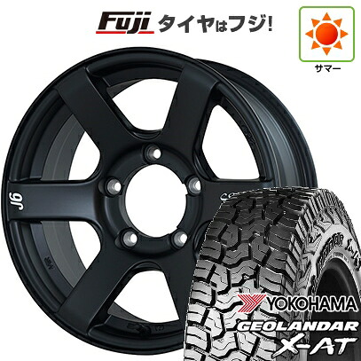 【新品】ジムニーシエラ/ジムニーノマド 夏タイヤ ホイール4本セット 225/70R16 ヨコハマ ジオランダー X-AT G016 WL ドゥオール CST ZERO-1 ハイパーJ6 6J 16インチ(送料無料)