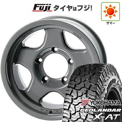 【新品】ランクル70(GDJ76W) 夏タイヤ ホイール4本セット 265/70R16 121/118 Q ヨコハマ ジオランダー X-AT G016 RBL フォーバイフォーエンジニア ブラッドレー V 7040 アニバーサリー 8J 16インチ(送料無料)