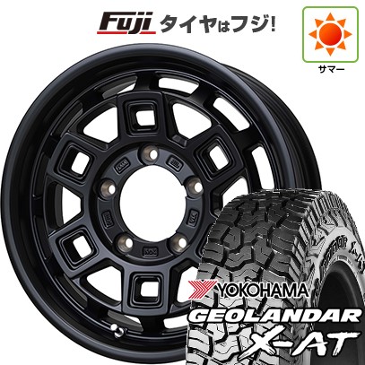 【新品】ジムニー 夏タイヤ ホイール4本セット 185/85R16 ヨコハマ ジオランダー X-AT G016 WL ホットスタッフ マッドクロス アイヴァー 5.5J 16インチ(送料無料)