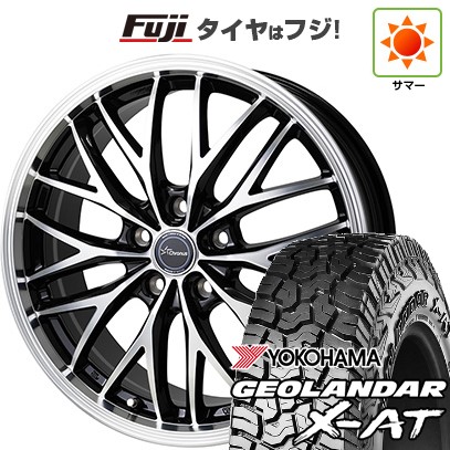 【新品国産車用5穴114.3】 夏タイヤ ホイール4本セット 225/65R17 ヨコハマ ジオランダー X-AT G016 OWL ホットスタッフ クロノス CH-113 7J 17インチ(送料無料)