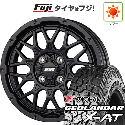 【新品 軽自動車】軽トラ 夏タイヤ ホイール4本セット 145R14 85/83Q ヨコハマ ジオランダー X-AT G016 RBL コーセイ ボトムガルシア シャドウバーツ 4.5J 14インチ(送料無料)
