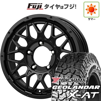 【新品】ジムニー 夏タイヤ ホイール4本セット 195R16C 104/102Q ヨコハマ ジオランダー X-AT G016 OWL コーセイ ボトムガルシア シャドウバーツ 5.5J 16インチ(送料無料)