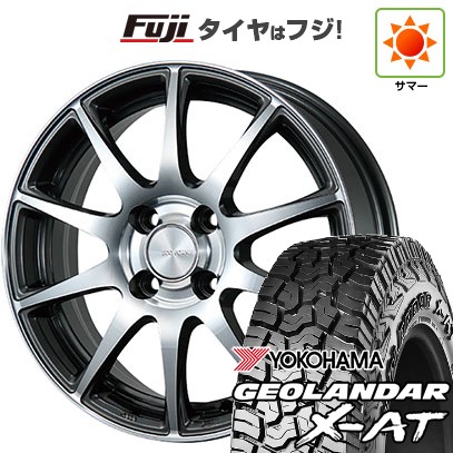 【新品 軽自動車】ハスラー 夏タイヤ ホイール4本セット 165/65R14 ヨコハマ ジオランダー X-AT G016 RBL ブリヂストン エコフォルム CRS23 4.5J 14インチ(送料無料)