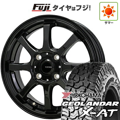 【新品 軽自動車】ハスラー 夏タイヤ ホイール4本セット 165/65R14 ヨコハマ ジオランダー X-AT G016 RBL ホットスタッフ ジースピード G-08 4.5J 14インチ(送料無料)|フジコーポレーション