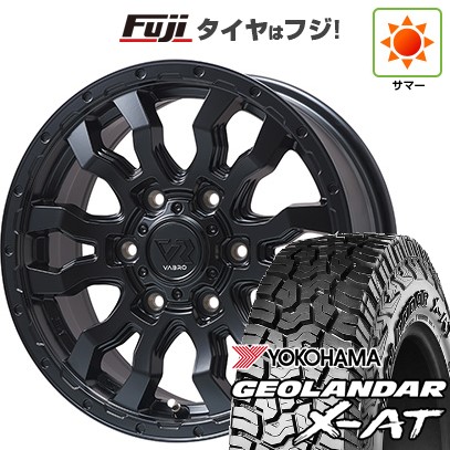 【新品】ハイエース200系 夏タイヤ ホイール4本セット 195/80R15 107/105N ヨコハマ ジオランダー X-AT G016 OWL トピー ヴァブロ RR-01【限定】 6J 15インチ(送料無料)｜フジコーポレーション