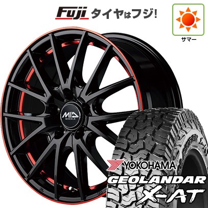 【新品国産車用5穴114.3】 夏タイヤ ホイール4本セット 225/65R17 ヨコハマ ジオランダー X-AT G016 OWL MID WHEELS RX27 7J 17インチ(送料無料)