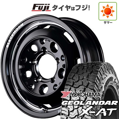 【新品】ジムニー 夏タイヤ ホイール4本セット 185/85R16 ヨコハマ ジオランダー X-AT G016 WL MID WHEELS ガルシア シスコ ブラックムーンエディション 5.5J 16インチ(送料無料)
