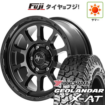 【新品】ハイエース200系 夏タイヤ ホイール4本セット 215/65R16 109/107Q ヨコハマ ジオランダー X-AT G016 OWL MID WHEELS NITRO POWER M10 パーシング バレルブラックエディション 6.5J 16インチ(送料無料)