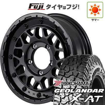 【新品】ジムニー 夏タイヤ ホイール4本セット 185/85R16 ヨコハマ ジオランダー X-AT G016 WL MID WHEELS NITRO POWER M29 スティンガー 5.5J 16インチ(送料無料)｜フジコーポレーション