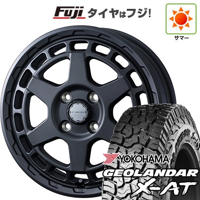 【新品 軽自動車】軽トラ 夏タイヤ ホイール4本セット 145R14 85/83Q ヨコハマ ジオランダー X-AT G016 RBL WEDS ウェッズアドベンチャー マッドヴァンス X タイプS 4.5J 14インチ(送料無料)