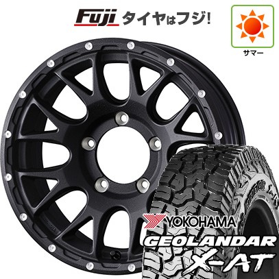 【新品】ジムニー 夏タイヤ ホイール4本セット 195R16C 104/102Q ヨコハマ ジオランダー X-AT G016 OWL WEDS ウェッズアドベンチャー マッドヴァンス 08 5.5J 16インチ(送料無料)｜フジコーポレーション