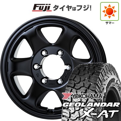 【新品国産車用6穴139.7】 夏タイヤ ホイール4本セット 235/85R16 ヨコハマ ジオランダー X-AT G016 RBL トライスター BRUT BR-44 6.5J 16インチ(送料無料)