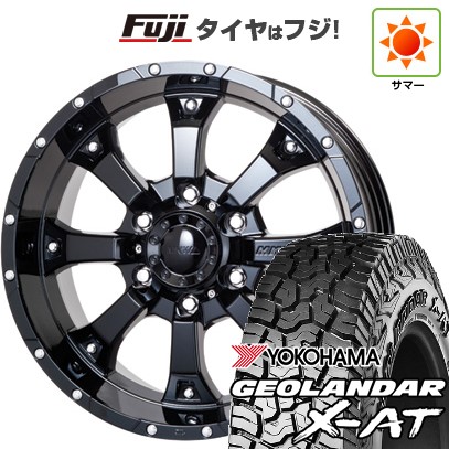 【新品】プラド/ハイラックス 夏タイヤ ホイール4本セット 265/65R17 120/117 Q ヨコハマ ジオランダー X-AT G016 RBL トライスター MKW MK-46 8J 17インチ(送料無料)