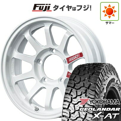 【新品】ジムニーシエラ/ジムニーノマド 夏タイヤ ホイール4本セット 225/70R16 ヨコハマ ジオランダー X-AT G016 WL RAYS レイズ A LAP-J PRO 6J 16インチ(送料無料)