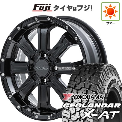 【新品 軽自動車】ハスラー デリカミニ(4WD) 夏タイヤ ホイール4本セット 165/60R15 ヨコハマ ジオランダー X-AT G016 RBL RAYS レイズ デイトナ FDX-K 5J 15インチ(送料無料)|フジコーポレーション