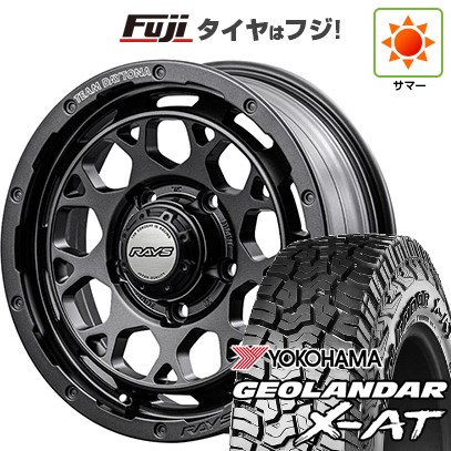 【新品】ジムニー 夏タイヤ ホイール4本セット 195R16C 104/102Q ヨコハマ ジオランダー X-AT G016 OWL RAYS レイズ デイトナ M9+ SPEC-M 5.5J 16インチ(送料無料)｜フジコーポレーション 111,950円
