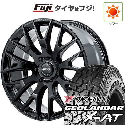 【新品】ランクル250 夏タイヤ ホイール4本セット 265/60R20 112 H ヨコハマ ジオランダー X-AT G016 RBL RAYS レイズ ホムラ 2X9R 9J 20インチ(送料無料)