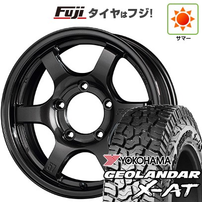 【新品】ジムニー 夏タイヤ ホイール4本セット 185/85R16 ヨコハマ ジオランダー X-AT G016 WL RAYS レイズ グラムライツ 57DR-X 5.5J 16インチ(送料無料)｜フジコーポレーション