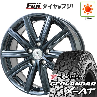 【新品国産車用5穴114.3】 夏タイヤ ホイール4本セット 225/65R17 ヨコハマ ジオランダー X-AT G016 OWL テクノピア アフロディーテ MZ 7J 17インチ(送料無料)