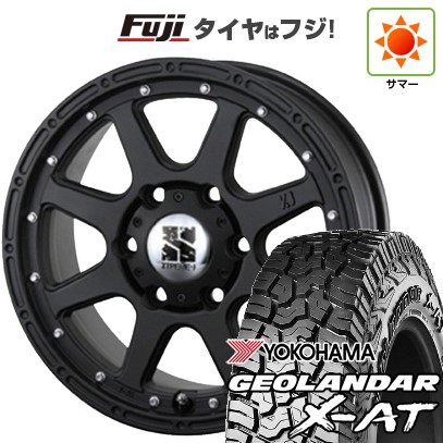 【新品国産車用6穴139.7】 夏タイヤ ホイール4本セット 285/60R18 ヨコハマ ジオランダー X-AT G016 RBL MLJ エクストリームJ 8J 18インチ(送料無料)