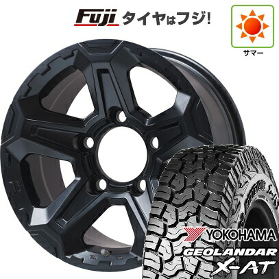 【新品】ランクル70(GDJ76W) 夏タイヤ ホイール4本セット 265/75R16 ヨコハマ ジオランダー X-AT G016 RBL プレミックス エステラ-L70(マットブラック) 8J 16インチ(送料無料)|フジコーポレーション