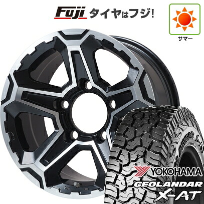 【新品】ランクル70(GDJ76W) 夏タイヤ ホイール4本セット 285/75R16 ヨコハマ ジオランダー X-AT G016 RBL プレミックス エステラ-L70(マットブラックポリッシュ) 16インチ(送料無料) サマータイヤ|フジコーポレーション