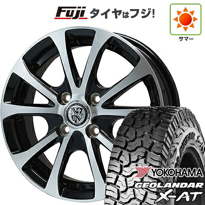 【新品 軽自動車】タフト ソリオ 夏タイヤ ホイール4本セット 165/65R15 ヨコハマ ジオランダー X-AT G016 RBL ビッグウエイ TRG-バーン XPII 4.5J 15インチ(送料無料) 55,860円