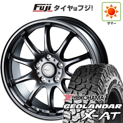 【新品国産車用5穴114.3】 夏タイヤ ホイール4本セット 225/65R17 ヨコハマ ジオランダー X-AT G016 OWL ビッグウエイ BWスポーツ ZT10 7J 17インチ(送料無料)|フジコーポレーション