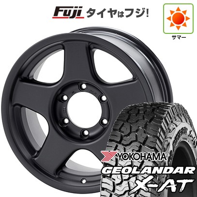 【新品】プラド/ハイラックス 夏タイヤ ホイール4本セット 265/65R17 120/117 Q ヨコハマ ジオランダー X-AT G016 RBL フォーバイフォーエンジニア ブラッドレー V 9J 17インチ(送料無料)|フジコーポレーション