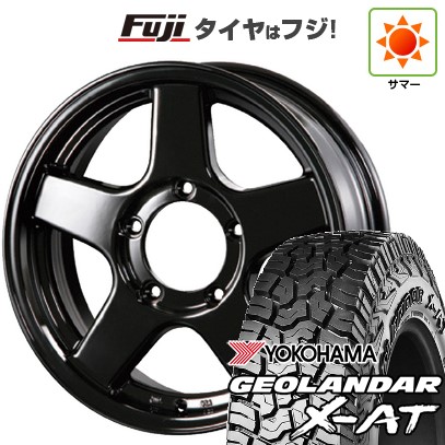 【新品】ジムニー 夏タイヤ ホイール4本セット 185/85R16 ヨコハマ ジオランダー X-AT G016 WL フォーバイフォーエンジニア ブラッドレー V EVOLUTION for Jimny 5.5J 16インチ(送料無料)｜フジコーポレーション
