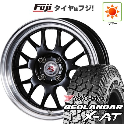 【新品 軽自動車】ハスラー デリカミニ(4WD) 夏タイヤ ホイール4本セット 165/60R15 ヨコハマ ジオランダー X-AT G016 RBL クリムソン RS ST AIRモノブロック 5.5J 15インチ(送料無料)|フジコーポレーション
