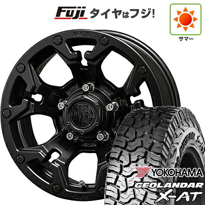 【新品】デリカD5 夏タイヤ ホイール4本セット 215/70R16 ヨコハマ ジオランダー X-AT G016 RBL クリムソン マーテルギア(MG) ゴーレム 7J 16インチ(送料無料)｜フジコーポレーション