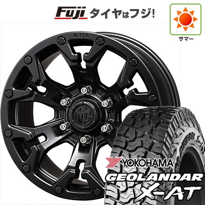 【新品国産車用6穴139.7】 夏タイヤ ホイール4本セット 285/70R17 ヨコハマ ジオランダー X-AT G016 RBL クリムソン マーテルギア(MG) ゴーレム 8J 17インチ(送料無料)｜フジコーポレーション