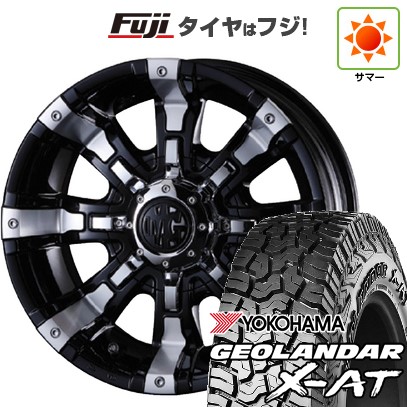 【新品】ジムニーシエラ/ジムニーノマド 夏タイヤ ホイール4本セット 215/70R16 ヨコハマ ジオランダー X-AT G016 RBL クリムソン マーテルギア(MG) ビースト 5.5J 16インチ(送料無料)｜フジコーポレーション 101,150円