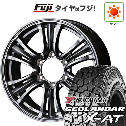 【新品】プラド/ハイラックス 夏タイヤ ホイール4本セット 265/65R17 116 T XL ヨコハマ ジオランダー X-AT G016 RBL トピー バザルト-X タイプ2 7.5J 17インチ(送料無料)