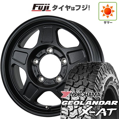 【新品】ジムニーシエラ/ジムニーノマド 夏タイヤ ホイール4本セット 215/70R16 ヨコハマ ジオランダー X-AT G016 RBL トピー ランドフット GWD 数量限定 5.5J 16インチ(送料無料)