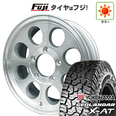 【新品】ジムニーシエラ/ジムニーノマド 夏タイヤ ホイール4本セット 225/70R16 ヨコハマ ジオランダー X-AT G016 WL WEDS ウェッズ ジムライン タイプ2 6J 16インチ(送料無料)
