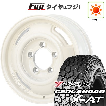 【新品】ジムニー 夏タイヤ ホイール4本セット 195R16C 104/102Q ヨコハマ ジオランダー X-AT G016 OWL アピオ ワイルドボア SR+ 5.5J 16インチ(送料無料)