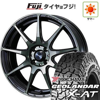【新品 軽自動車】ハスラー デリカミニ(4WD) 夏タイヤ ホイール4本セット 165/60R15 ヨコハマ ジオランダー X-AT G016 RBL WEDS ウェッズスポーツ SA-99R 5J 15インチ(送料無料)