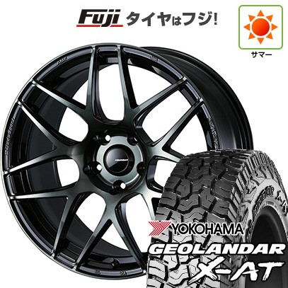 【新品国産車用5穴114.3】 夏タイヤ ホイール4本セット 225/65R17 ヨコハマ ジオランダー X-AT G016 OWL WEDS ウェッズスポーツ SA-27R 7J 17インチ(送料無料)